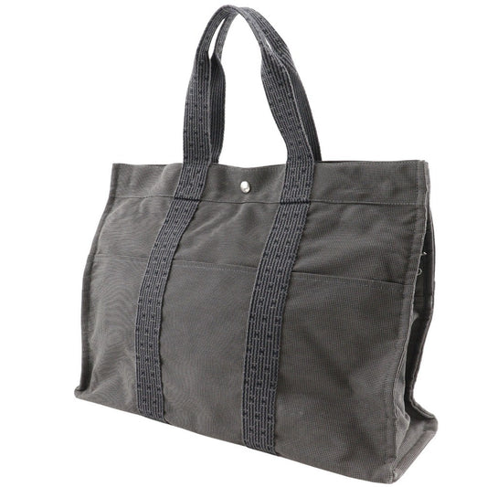 Hermes Fourre-tout Herline Fourre-tout Herline, GRAY, CANVAS, Tote bag