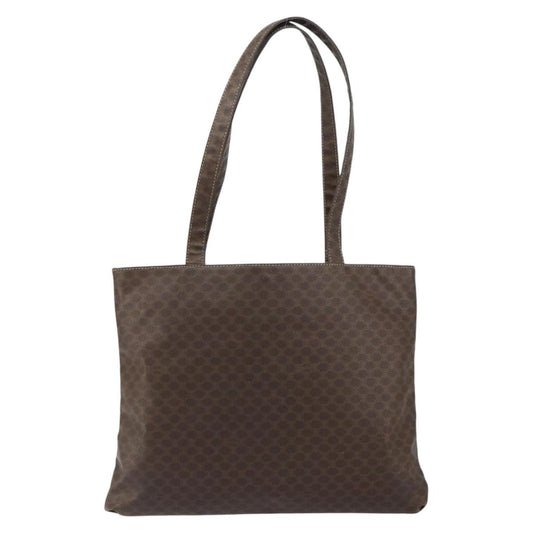 Celine Vintage Macadam Tote bag Canvas, BROWN, CANVAS, Tote bag