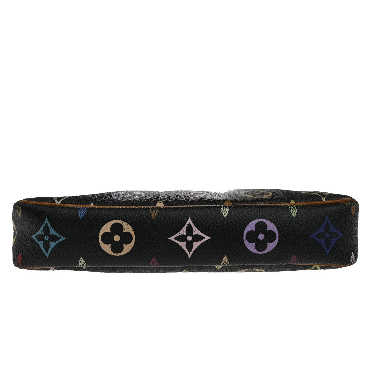 Louis Vuitton Pochette Accessoires Monogram Multicolor, BLACK, CANVAS, Clutche & pouche