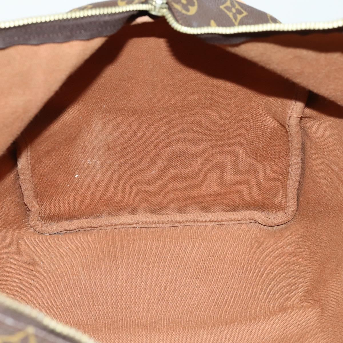 Louis Vuitton Keepall Bag Monogram Canvas, BROWN, CANVAS, Travel bag