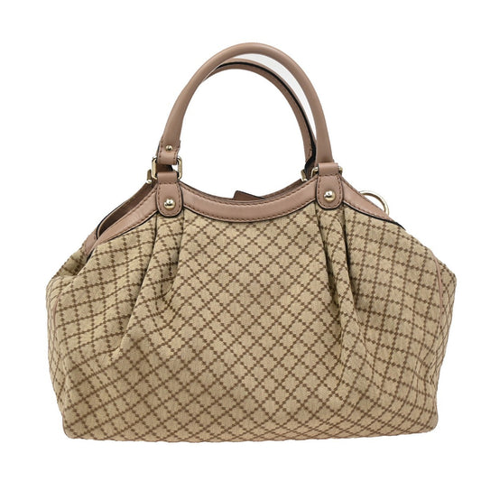 Gucci Sukey Tote Diamante Canvas, BEIGE, CANVAS, Tote bag