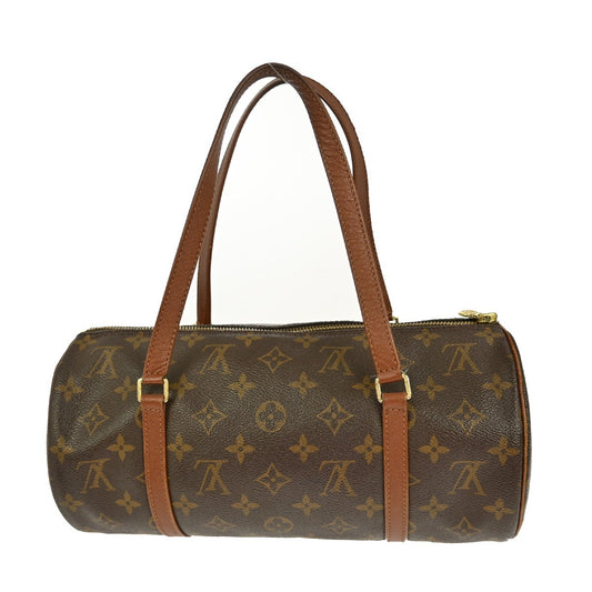Louis Vuitton Papillon Handbag Monogram Canvas, BROWN, CANVAS, Handbag