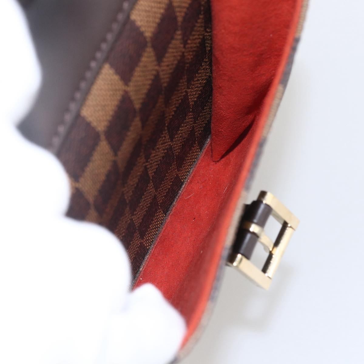 Louis Vuitton Manosque Handbag Damier, BROWN, CANVAS, Tote bag