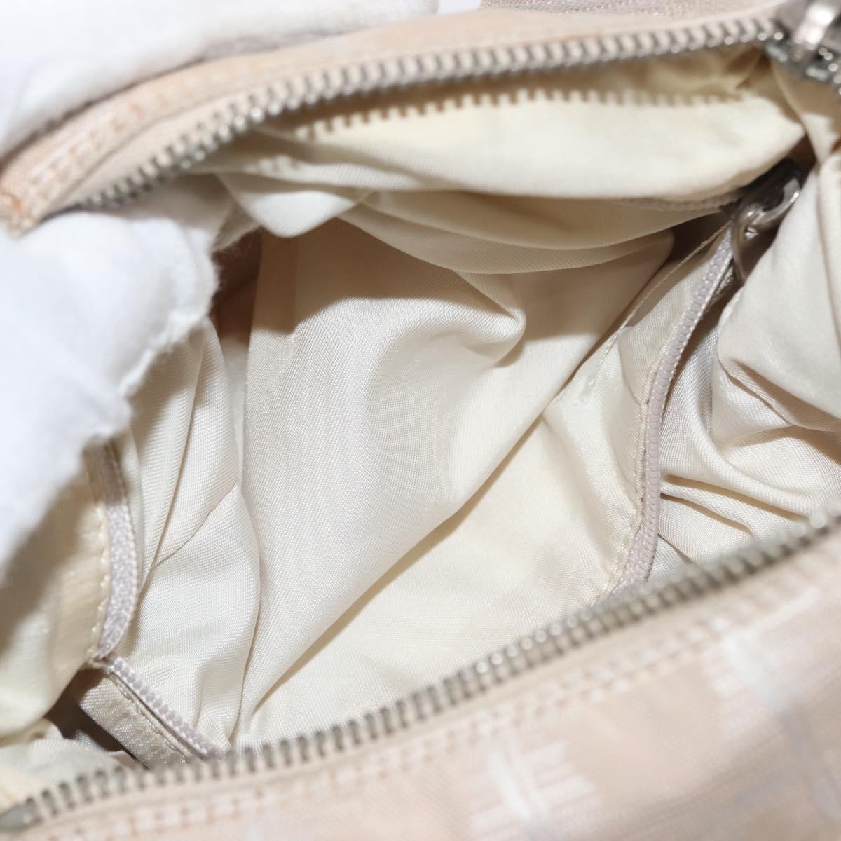 Chanel Travel Line Barrel Bag Nylon, BEIGE, NYLON, Shoulder bag