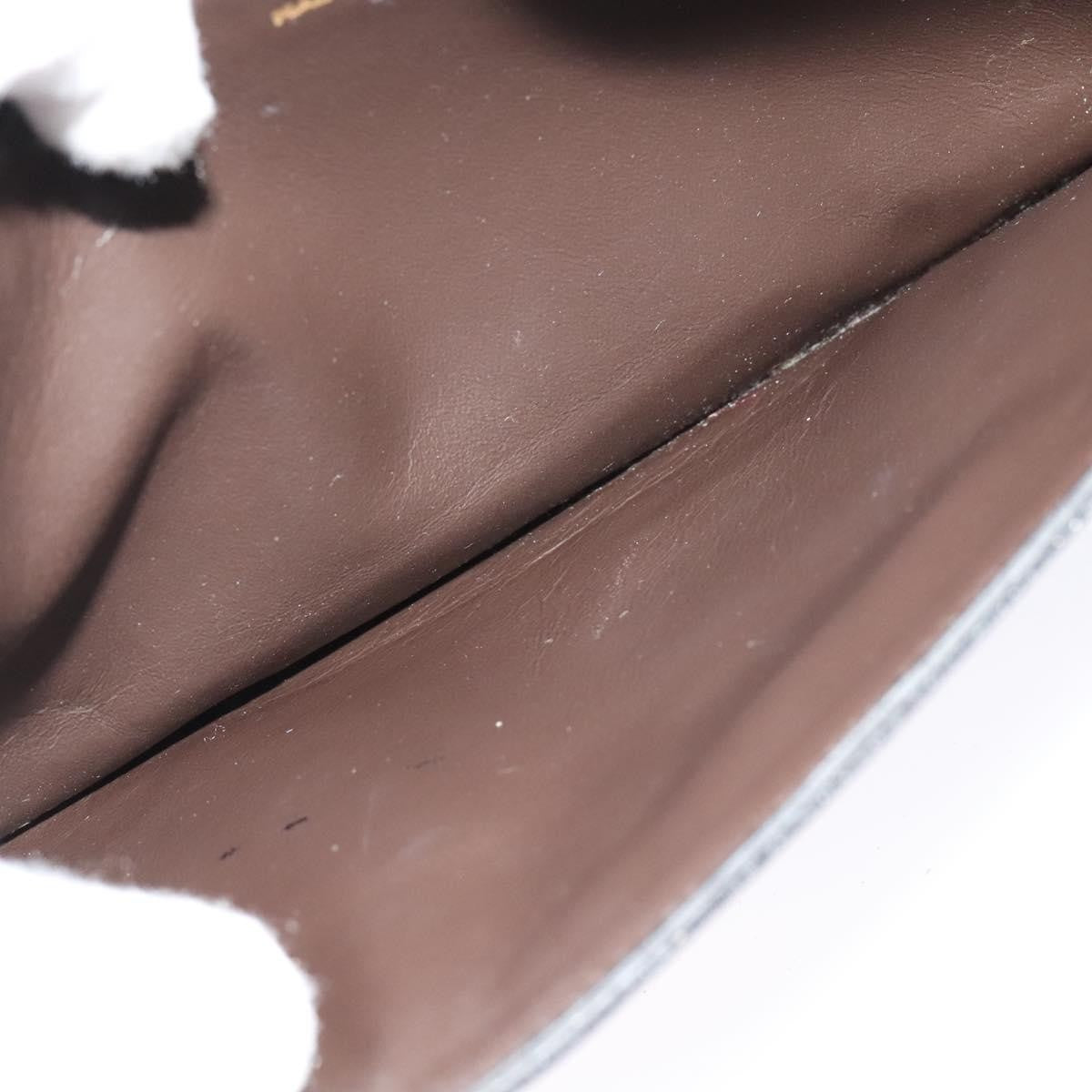 Celine C Sulky Shoulder bag Canvas and Leather, BROWN, CANVAS, Shoulder bag