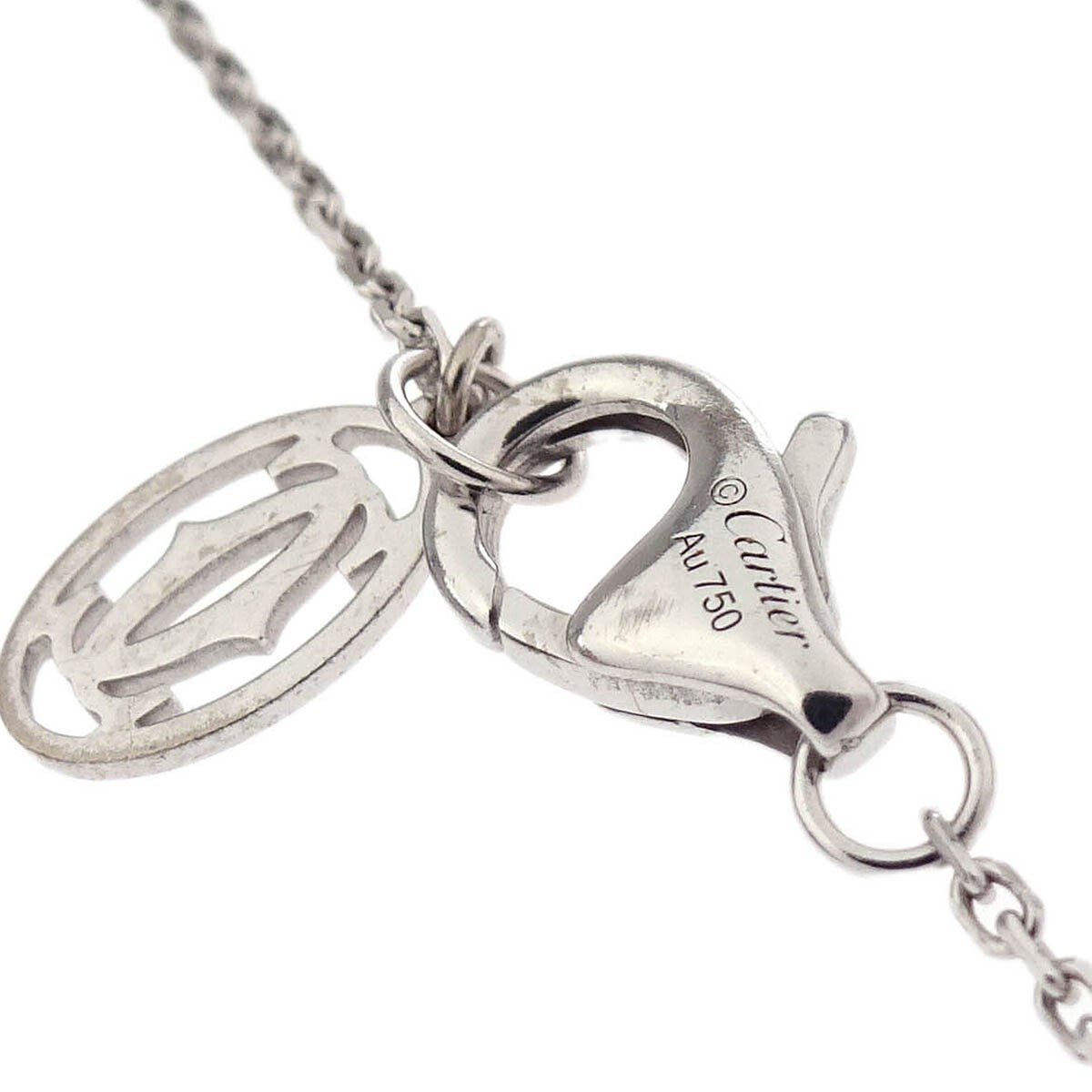 Cartier D'Amour Bracelet 18K White Gold and Diamond, SILVER, WHITE_GOLD, Bracelet