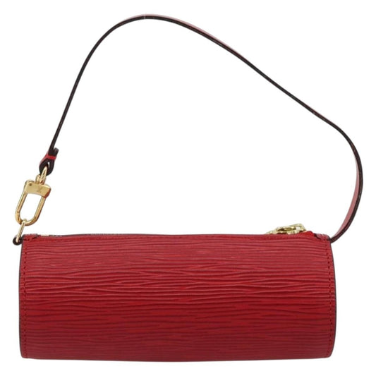 Louis Vuitton Soufflot Pochette Epi Leather, Red, Leather, Clutch