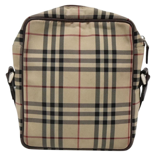 Burberry Zip Messenger Bag Nylon, BEIGE, NYLON, Shoulder bag
