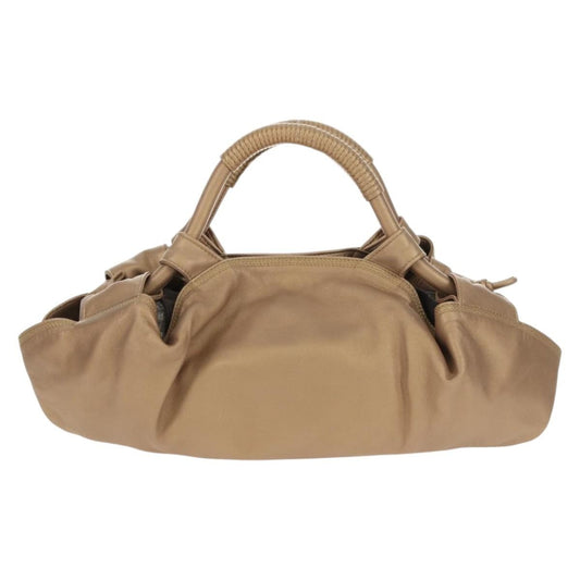Loewe Anagram Logo Nappa Aire Hand Bag Leather, GOLD, LEATHER, Handbag