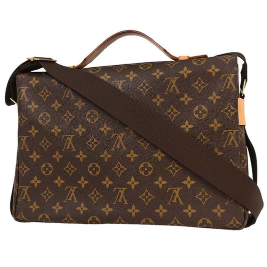 Louis Vuitton Broadway Bag Monogram Canvas, BROWN, CANVAS, Handbag