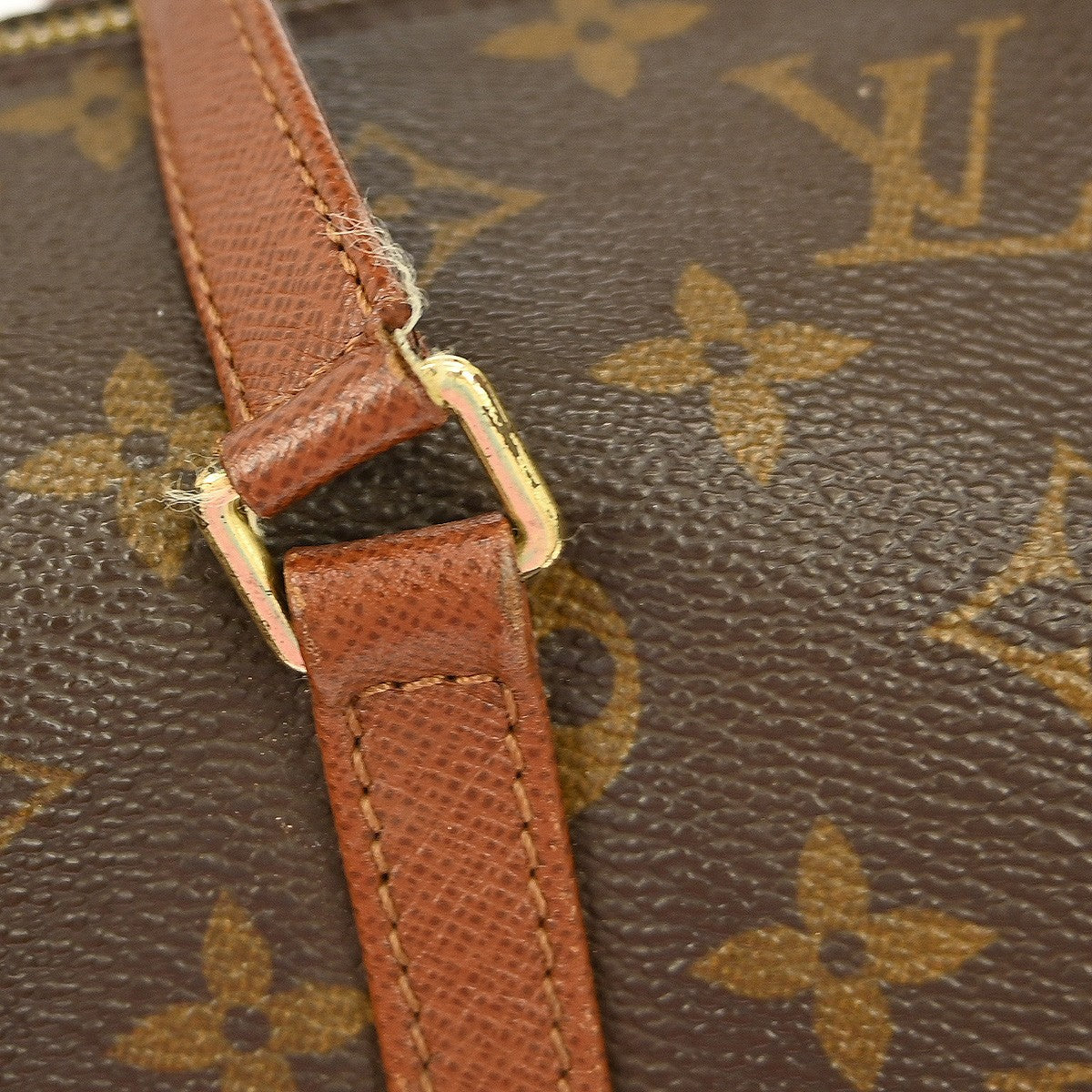 Louis Vuitton Papillon Handbag Monogram Canvas, BROWN, CANVAS, Handbag