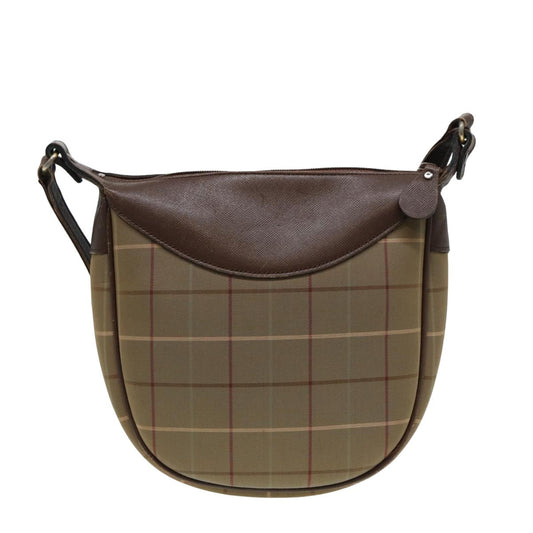 Burberry Nova check Shoulder bag Canvas, BEIGE, CANVAS, Shoulder bag