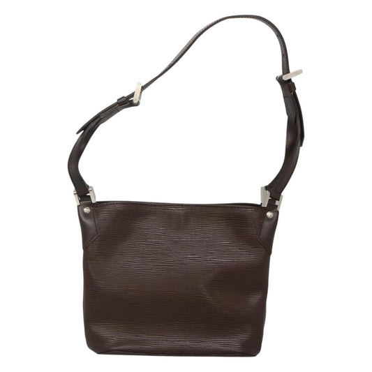 Louis Vuitton Mandara Handbag Epi Leather, BROWN, LEATHER, Shoulder bag