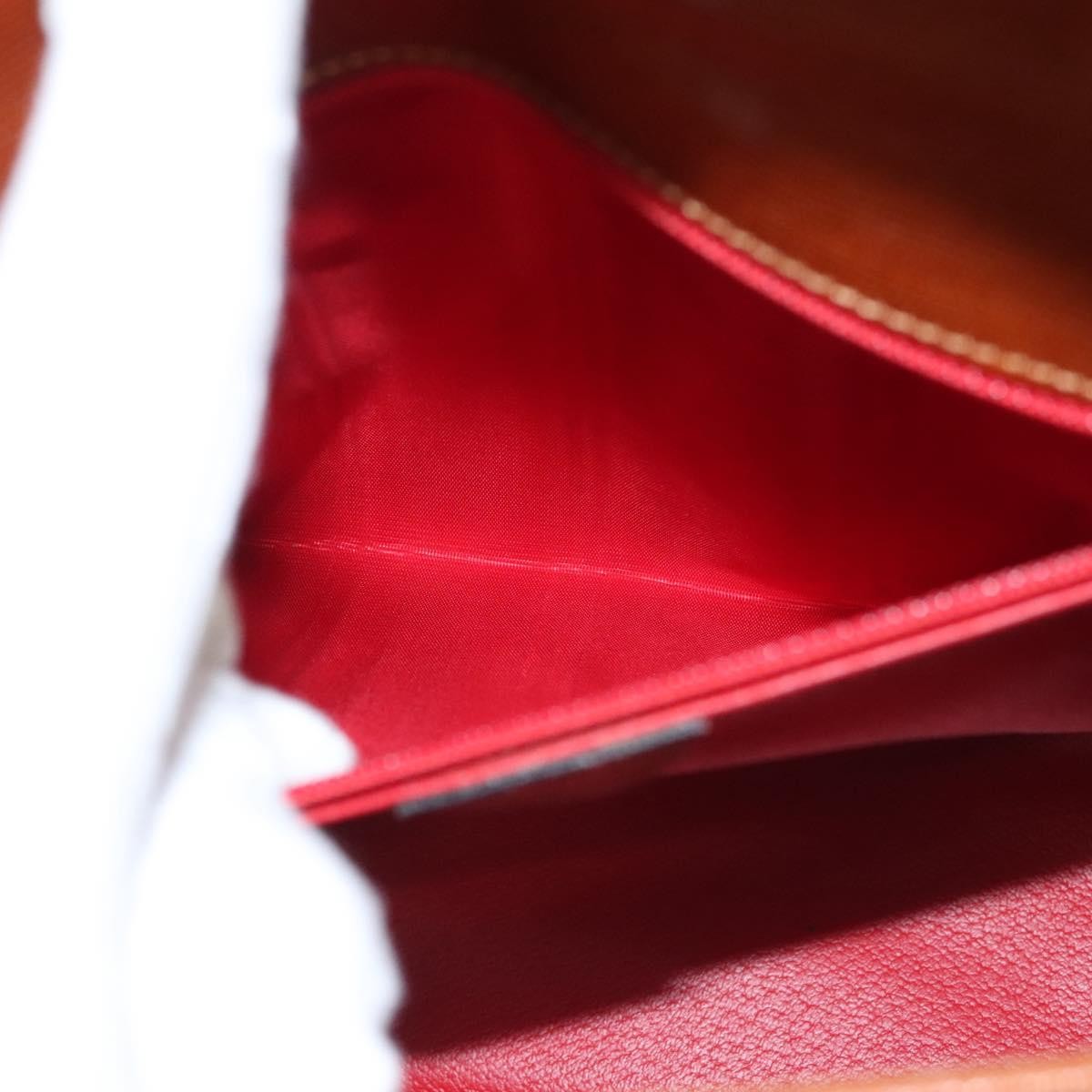 Celine Vintage Logo Top Handle Bag Leather, BROWN, LEATHER, Handbag