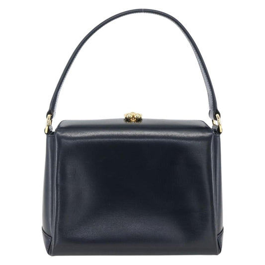 Gucci Vintage Handbag Leather, BLACK, LEATHER, Handbag