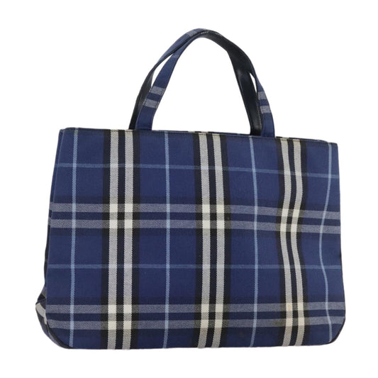 Burberry Nova Check Tote canvas check pattern, BLUE, CANVAS, Tote bag