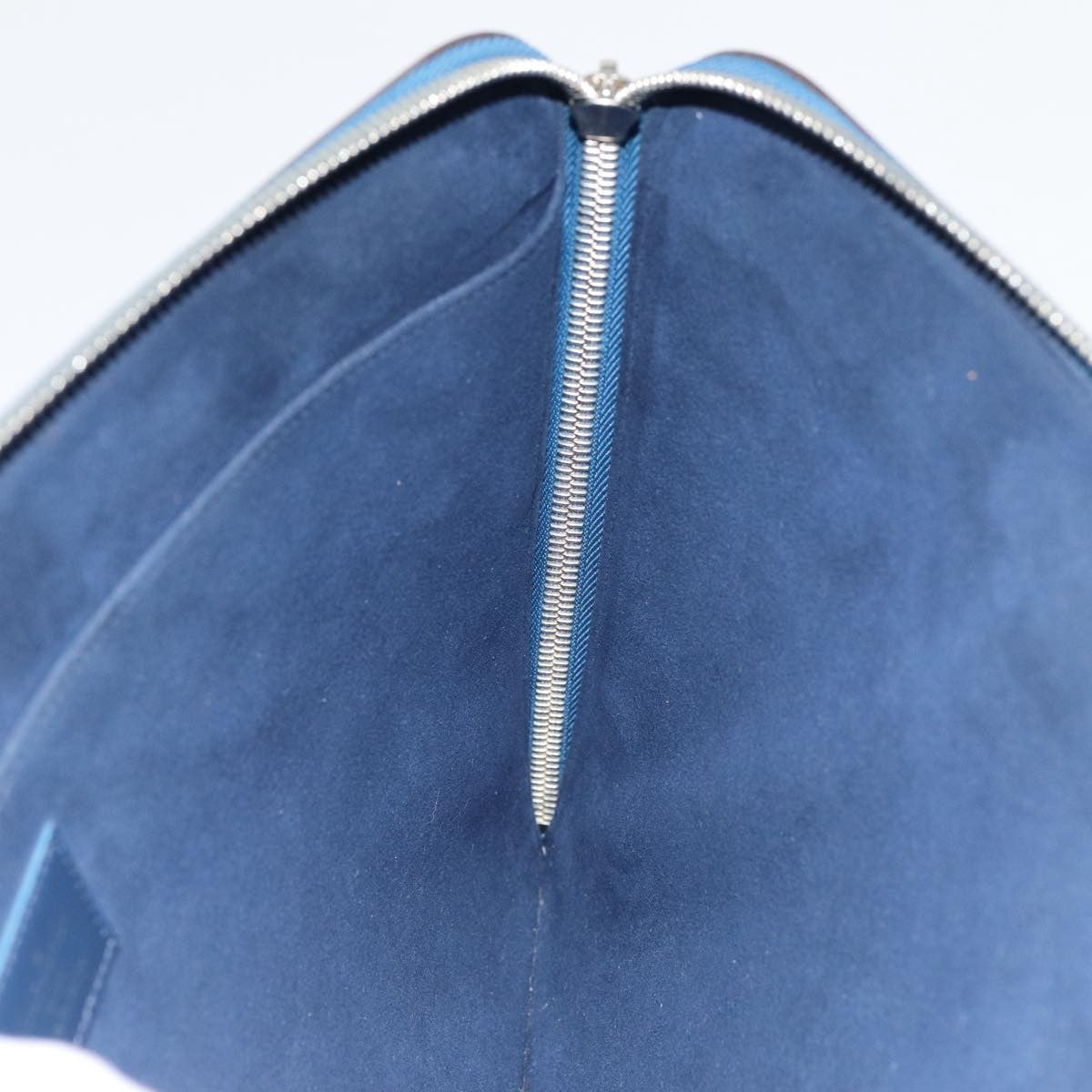 Louis Vuitton Pochette Jour Epi Leather, BLUE, LEATHER, Clutche & pouche