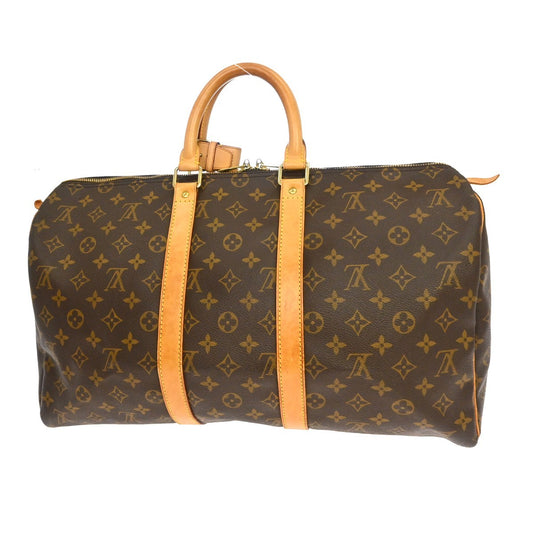 Louis Vuitton Keepall Bag Monogram Canvas, Brown, Canvas, Travel Bag