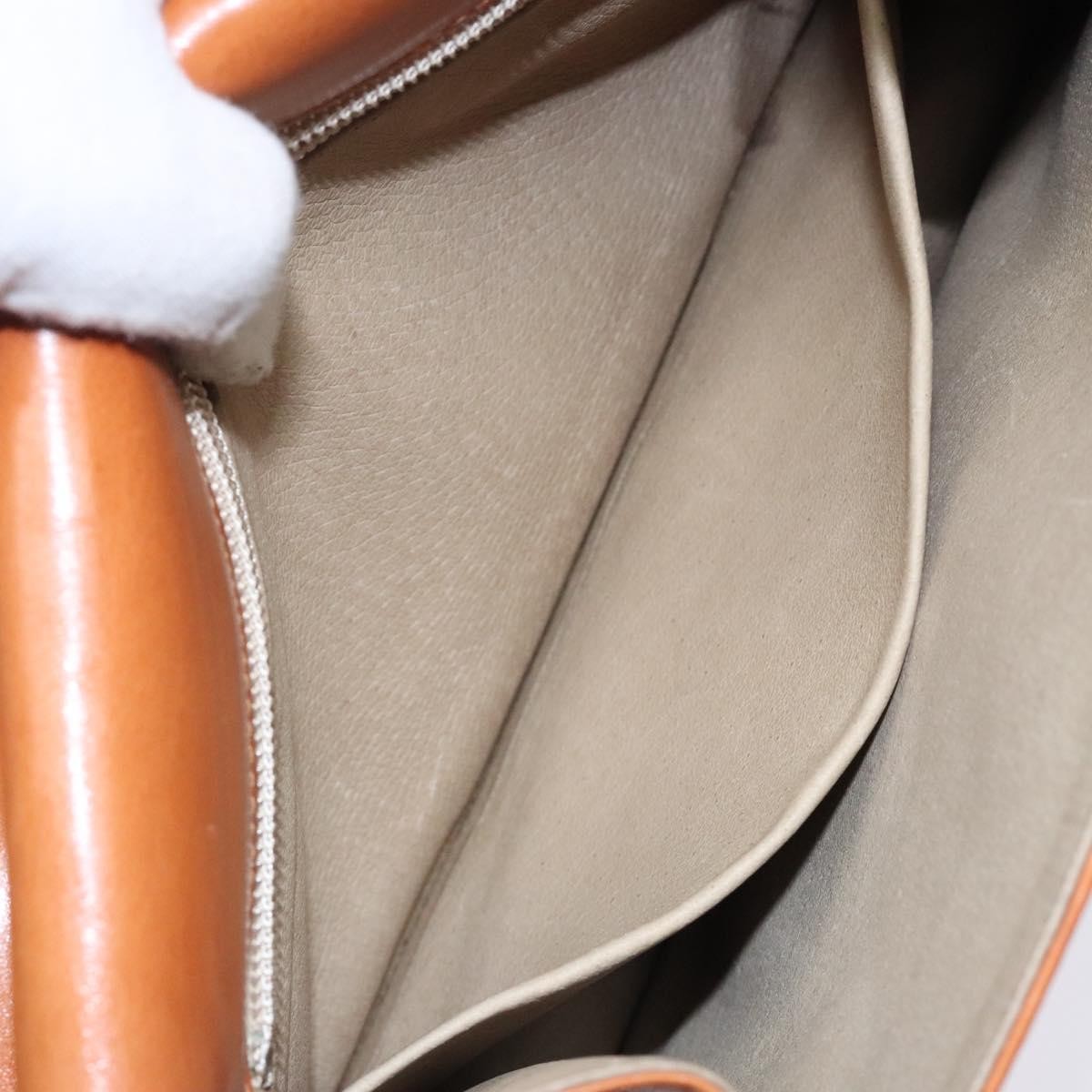 Loewe Anagram handbag Leather, BROWN, LEATHER, Handbag