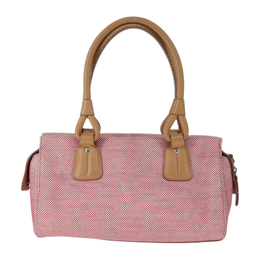 Burberry Vintage Handbag Canvas, RED, CANVAS, Handbag