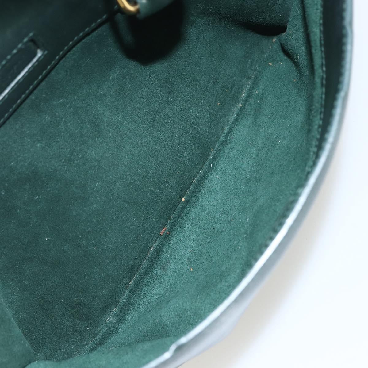 Saint Laurent Classic Duffle Bag Leather, GREEN, LEATHER, Travel bag