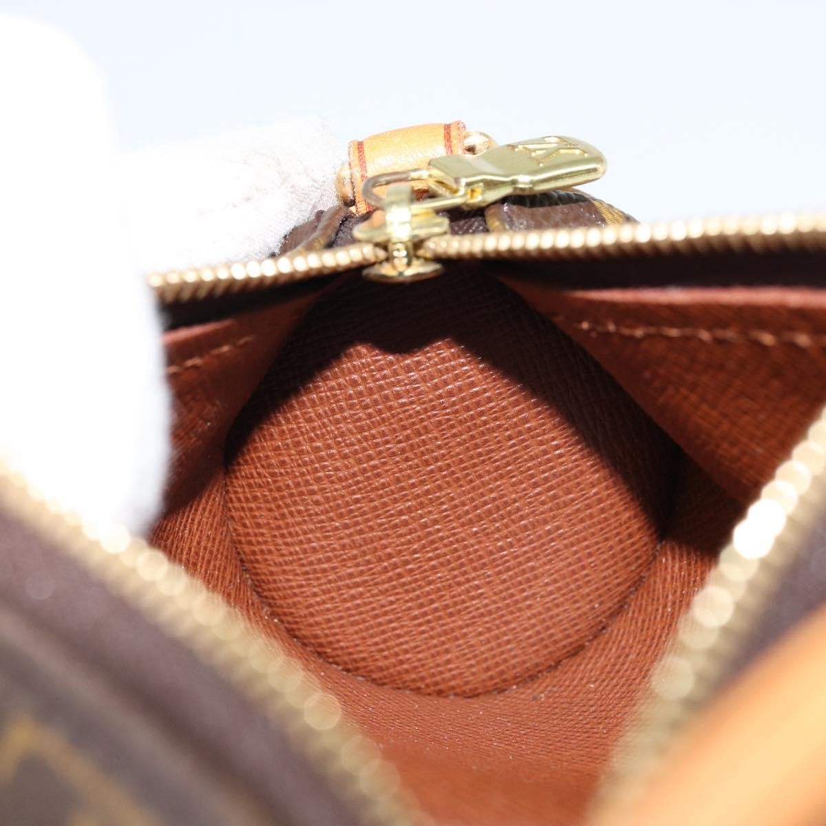 Louis Vuitton Papillon Pochette Monogram Canvas, BROWN, CANVAS, Handbag