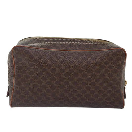 Celine Macadam Pochette Clutch, BROWN, CANVAS, Clutche & pouche