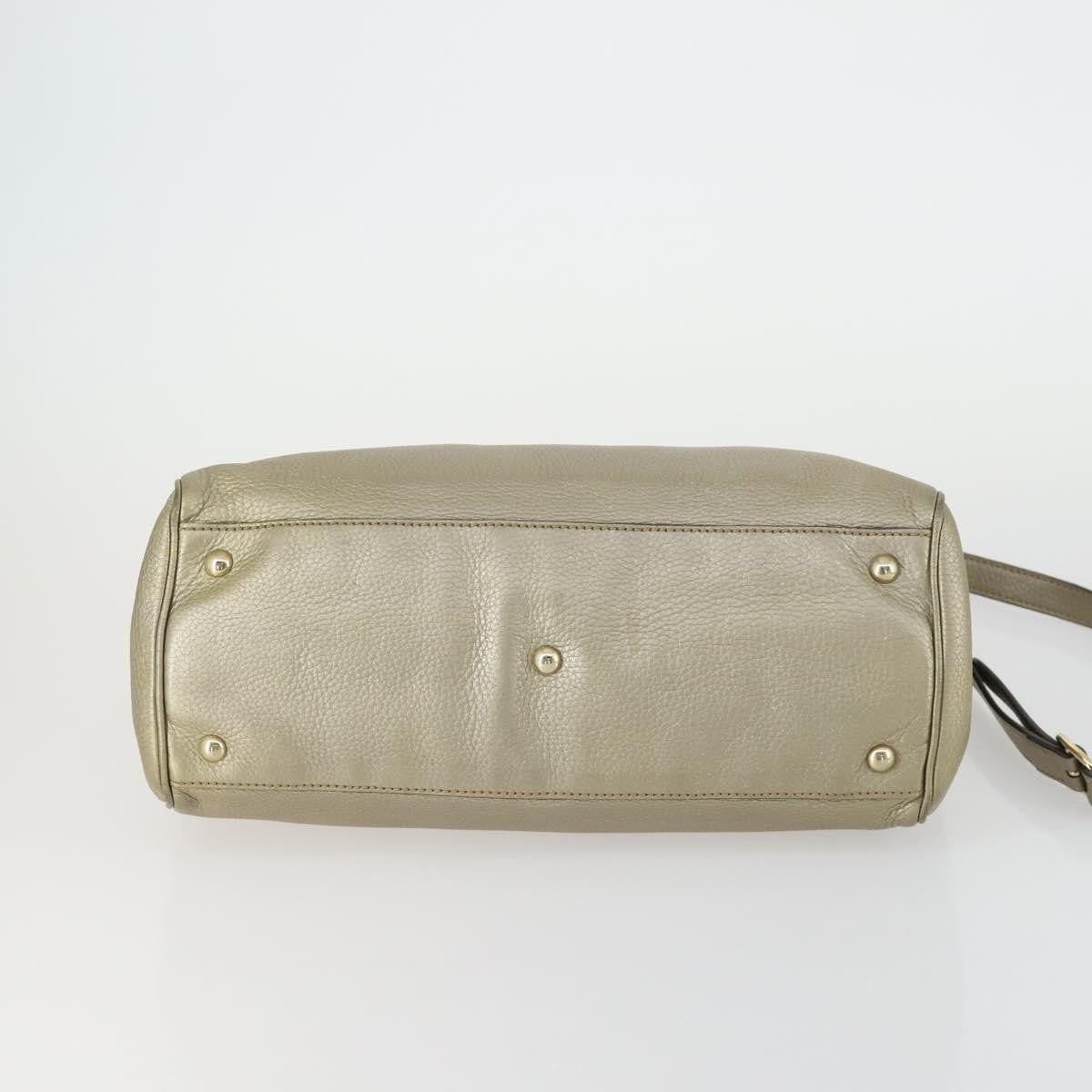 Gucci Bamboo Shopper Tote Leather, BEIGE, LEATHER, Tote bag