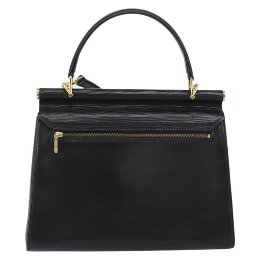 Valentino Garavani Vintage Handbag Leather, BLACK, LEATHER, Handbag