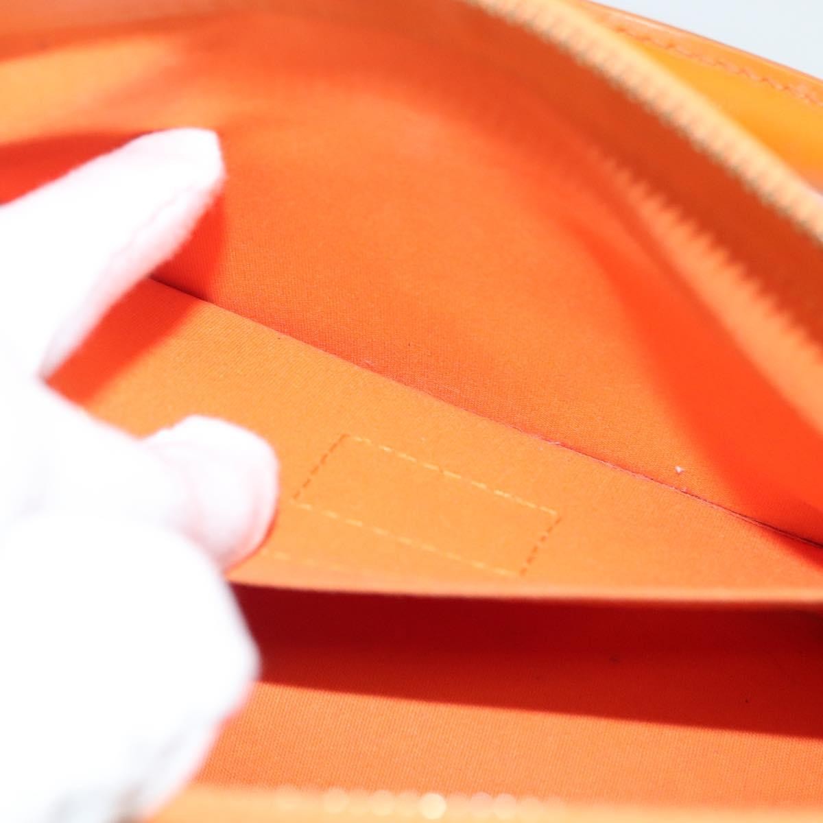 Louis Vuitton Danura Handbag Epi, ORANGE, LEATHER, Handbag