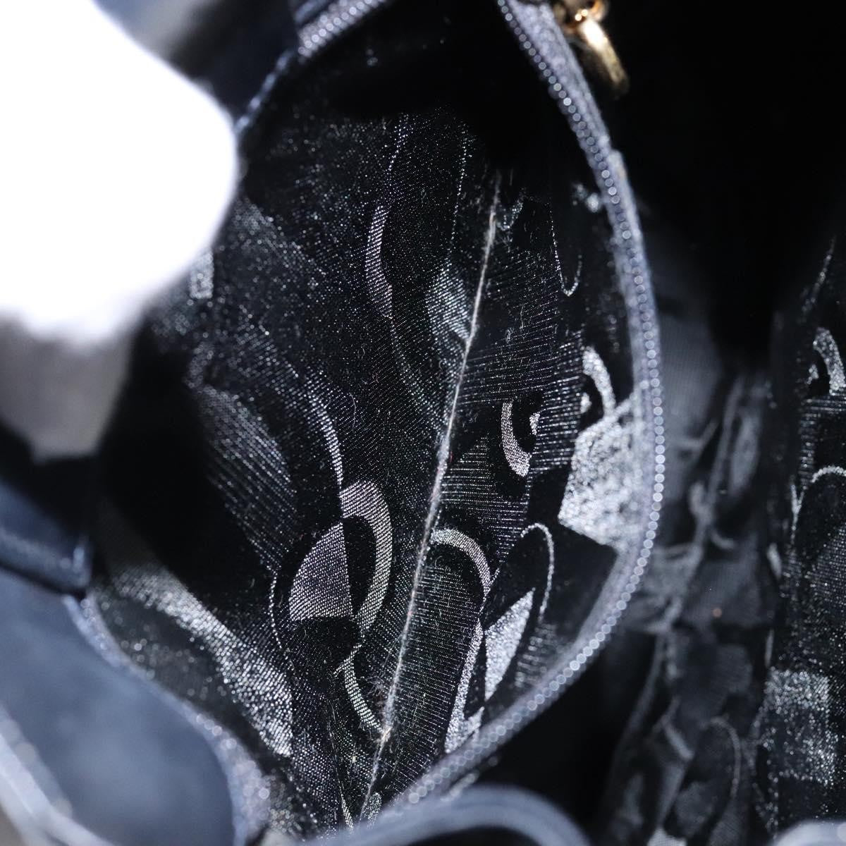 Salvatore Ferragamo Gancini Shoulder Bag Leather, BLACK, LEATHER, Shoulder bag