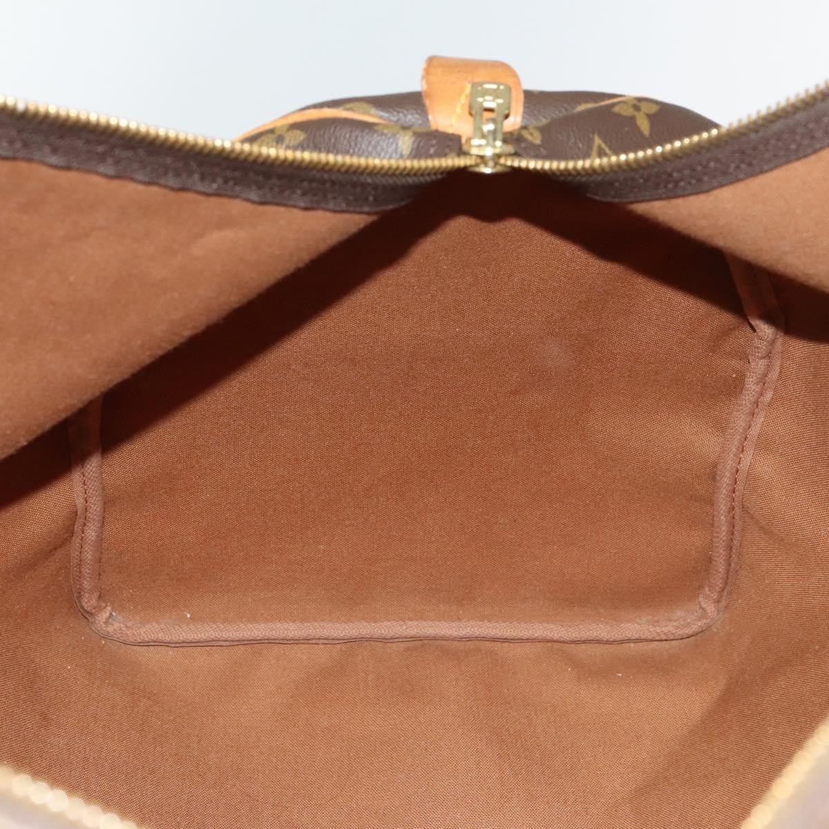 Louis Vuitton Keepall Bag Monogram Canvas, BROWN, CANVAS, Travel bag