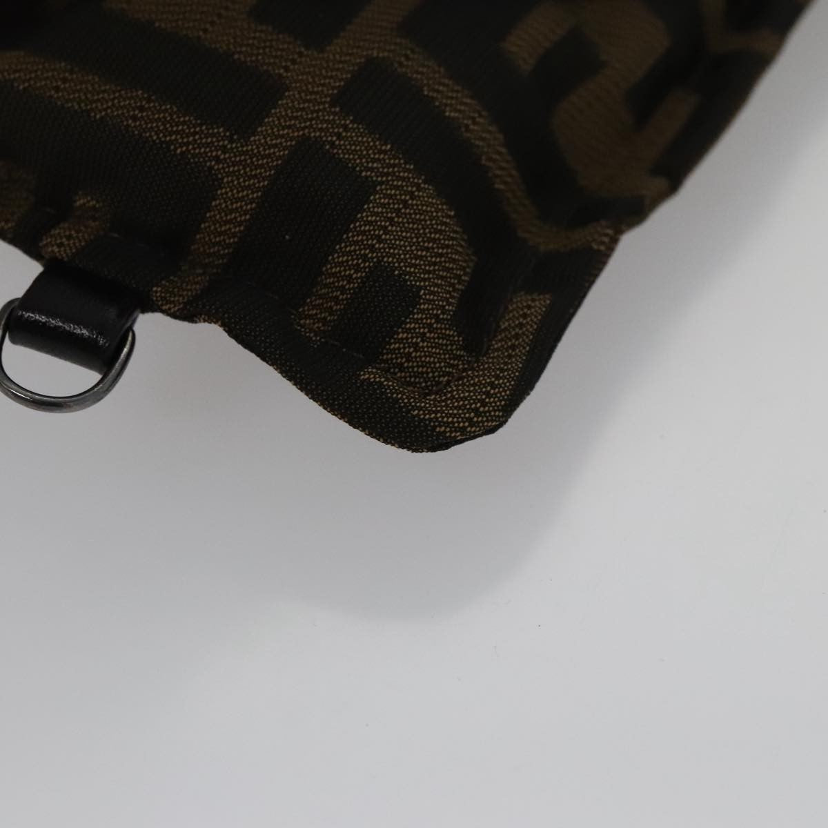 Fendi Roll Tote Zucca Canvas, BROWN, CANVAS, Tote bag