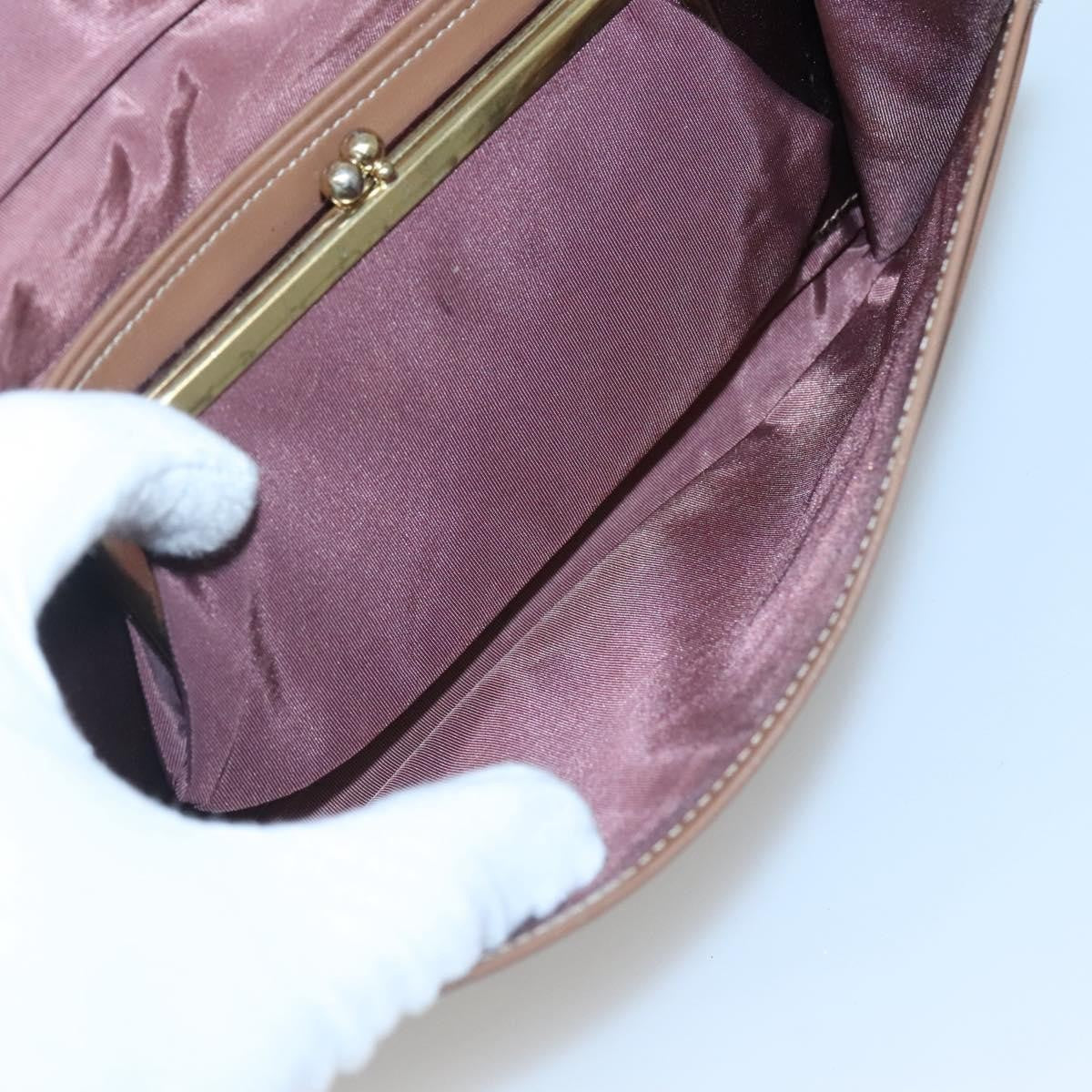 Christian Dior Vintage Honeycomb Flap Wallet Coated Canvas, BEIGE, CANVAS, Wallets