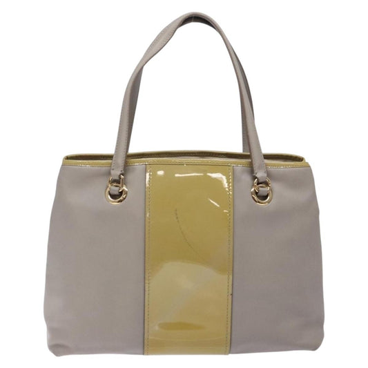 Salvatore Ferragamo Vala Handbag Leather, GRAY, LEATHER, Handbag