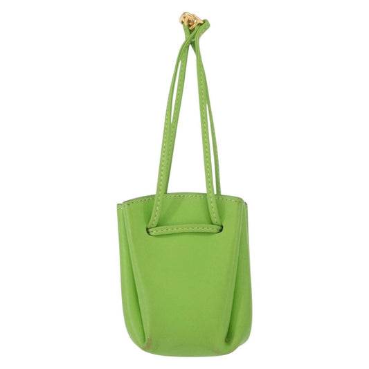 Hermes Vespa Pouch Leather, GREEN, LEATHER, Clutche & pouche
