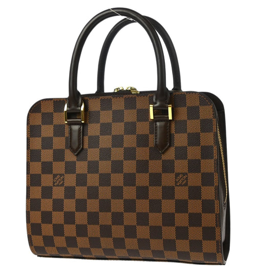 Louis Vuitton Triana Bag Damier, BROWN, CANVAS, Handbag