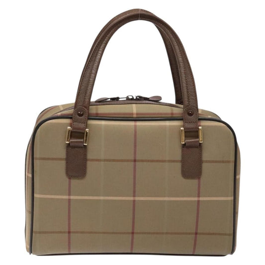 Burberry Nova Check Handbag Nova Check Canvas, BEIGE, CANVAS, Handbag
