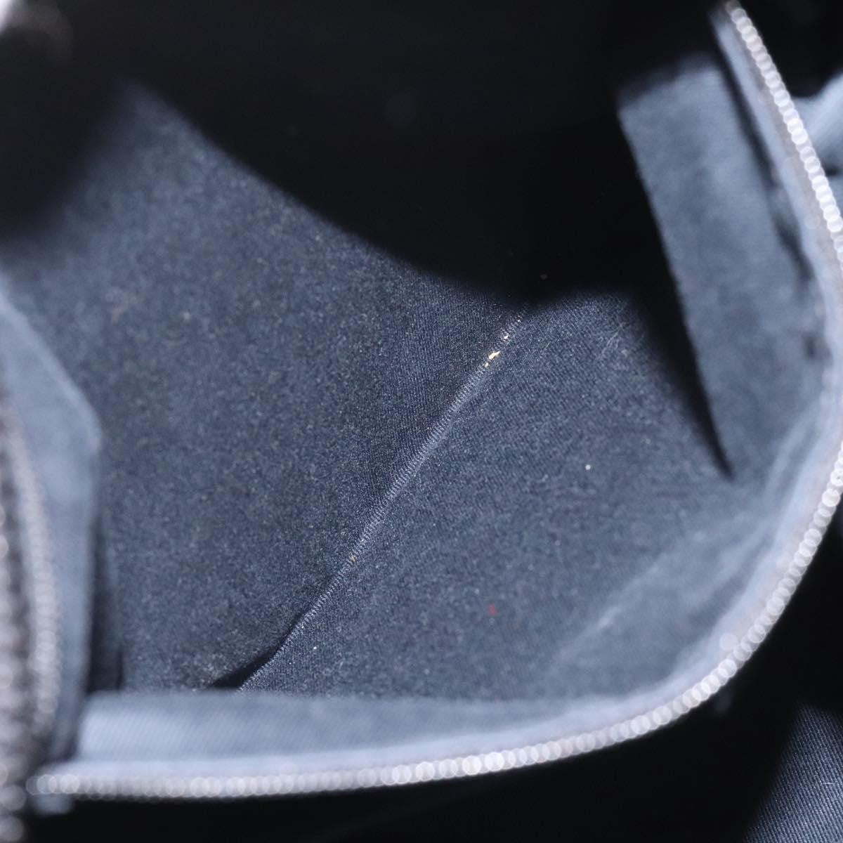 Gucci Vintage Shoulder Bag GG Canvas and Leather, BLACK, CANVAS, Shoulder bag