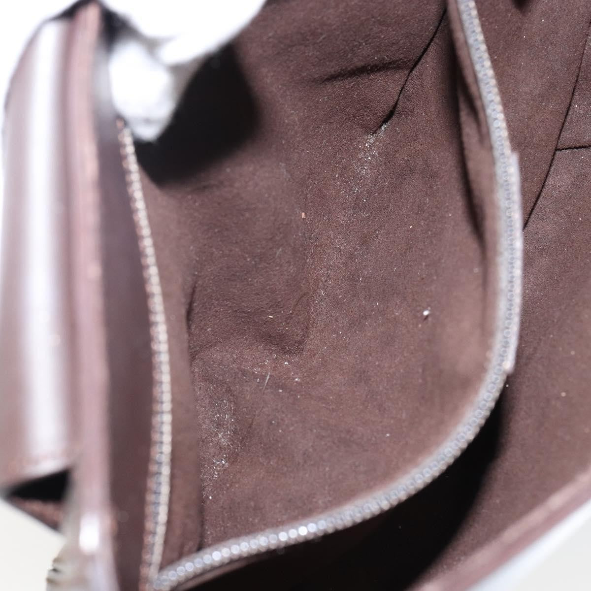 Salvatore Ferragamo Gancini handbag Leather, BLACK, LEATHER, Handbag