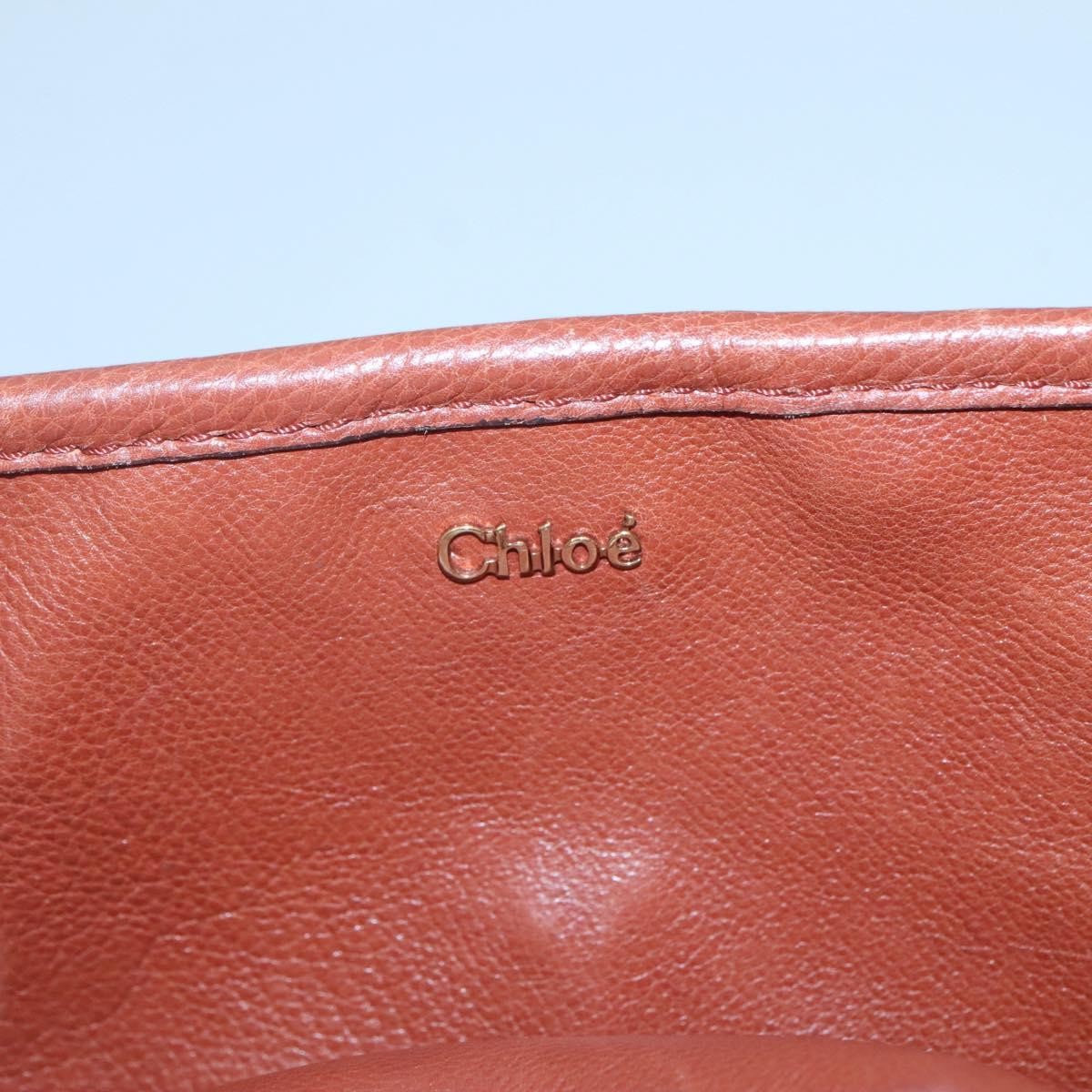 Chloe Elsie Satchel Leather, BROWN, LEATHER, Handbag
