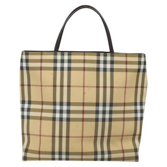 Burberry Nova Check Tote canvas check pattern, BEIGE, CANVAS, Tote bag