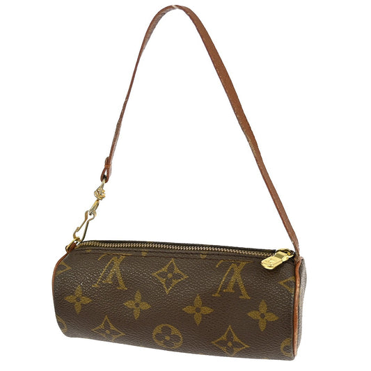 Louis Vuitton Papillon Pochette Monogram Canvas, BROWN, CANVAS, Clutche & pouche