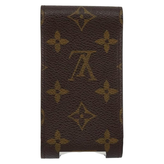 Louis Vuitton Etui Cigarette Case Monogram canvas, BROWN, CANVAS, Toiletry Case