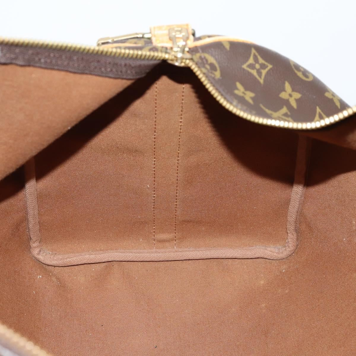 Louis Vuitton Keepall Bandouliere Bag Monogram Canvas, BROWN, CANVAS, Travel bag
