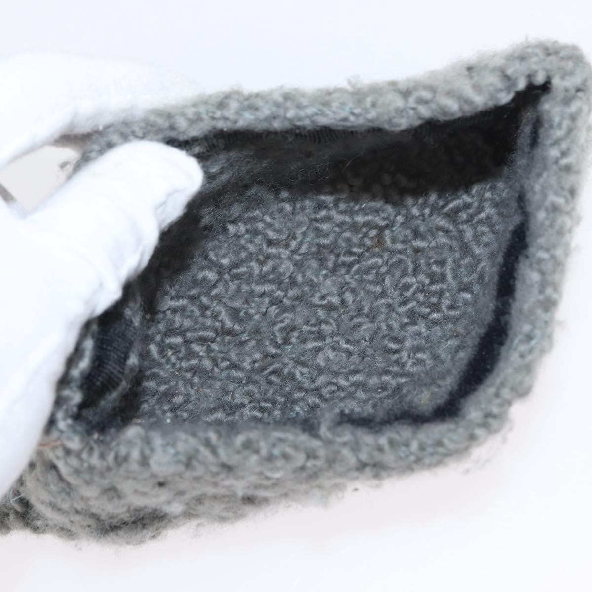 Salvatore Ferragamo Gancini handbag Wool, GRAY, WOOL, Handbag