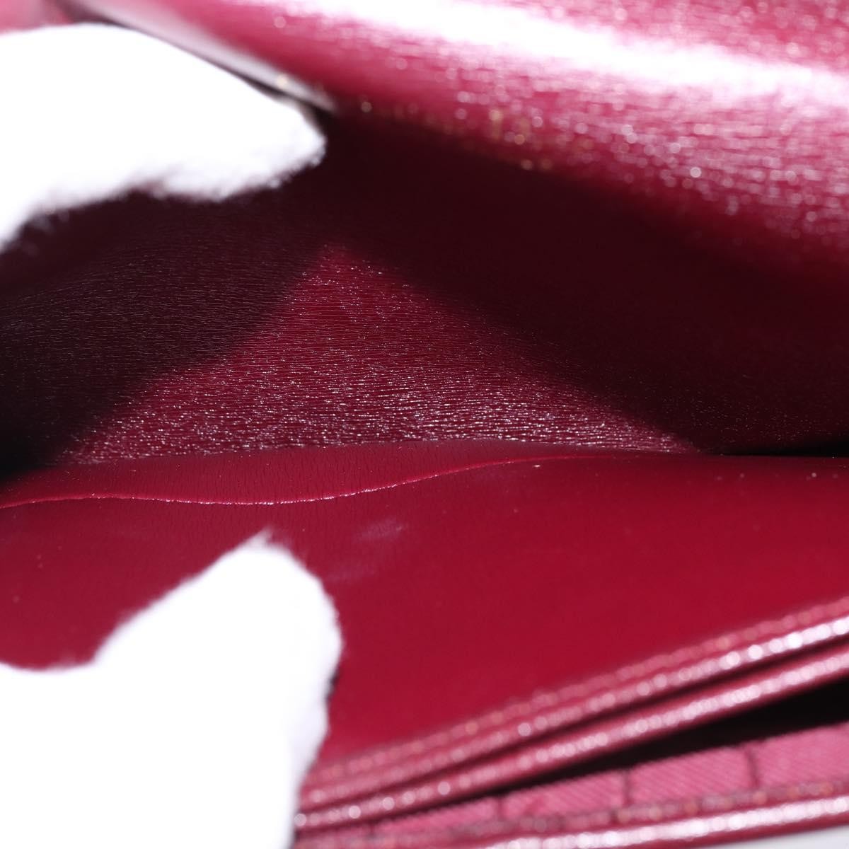 Christian Dior Flap chain Shoulder bag Leather, BURGUNDY, LEATHER, Shoulder bag