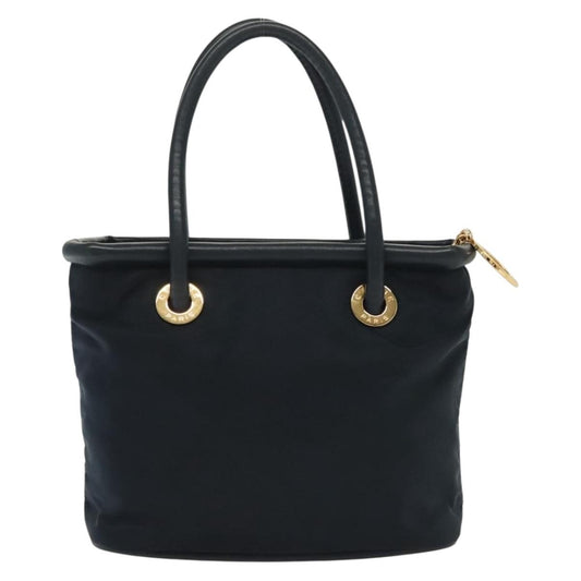 Celine Handbag Nylon, NAVY, NYLON, Handbag