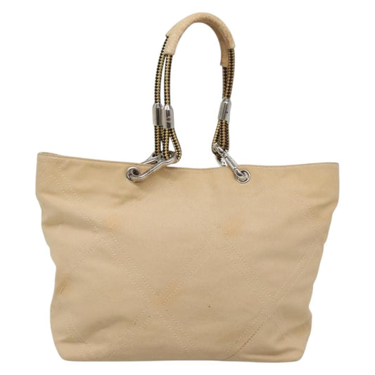 Chanel Vintage Cruise Line No.5 Tote Quilted Canvas, BEIGE, CANVAS, Tote bag