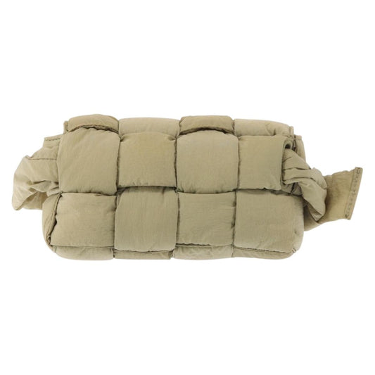 Bottega Veneta Padded Tech Cassette Crossbody Bag Intrecciato Nylon, BEIGE, NYLON, Crossbody bag